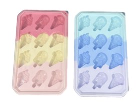 Molde silicona con tapa HELADITOS